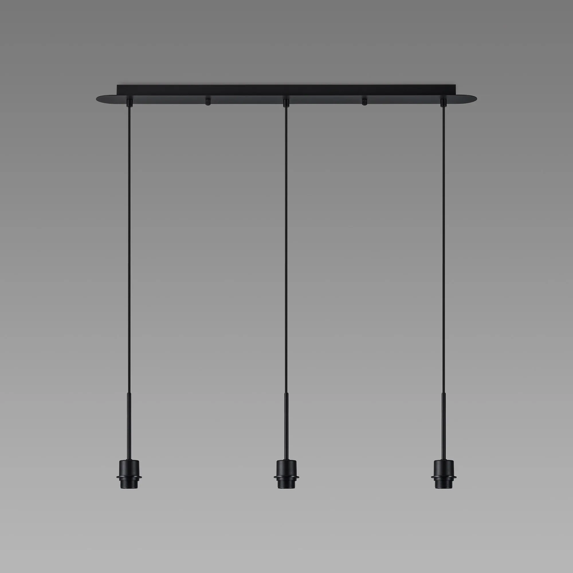 Carrie Satin Black Ceiling Lights Deco Linear Fittings